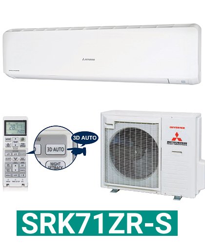 Điều hòa nhiệt độ mitsubishi heavy 2 chiều inverter treo tường SRK/SRC71ZR-S