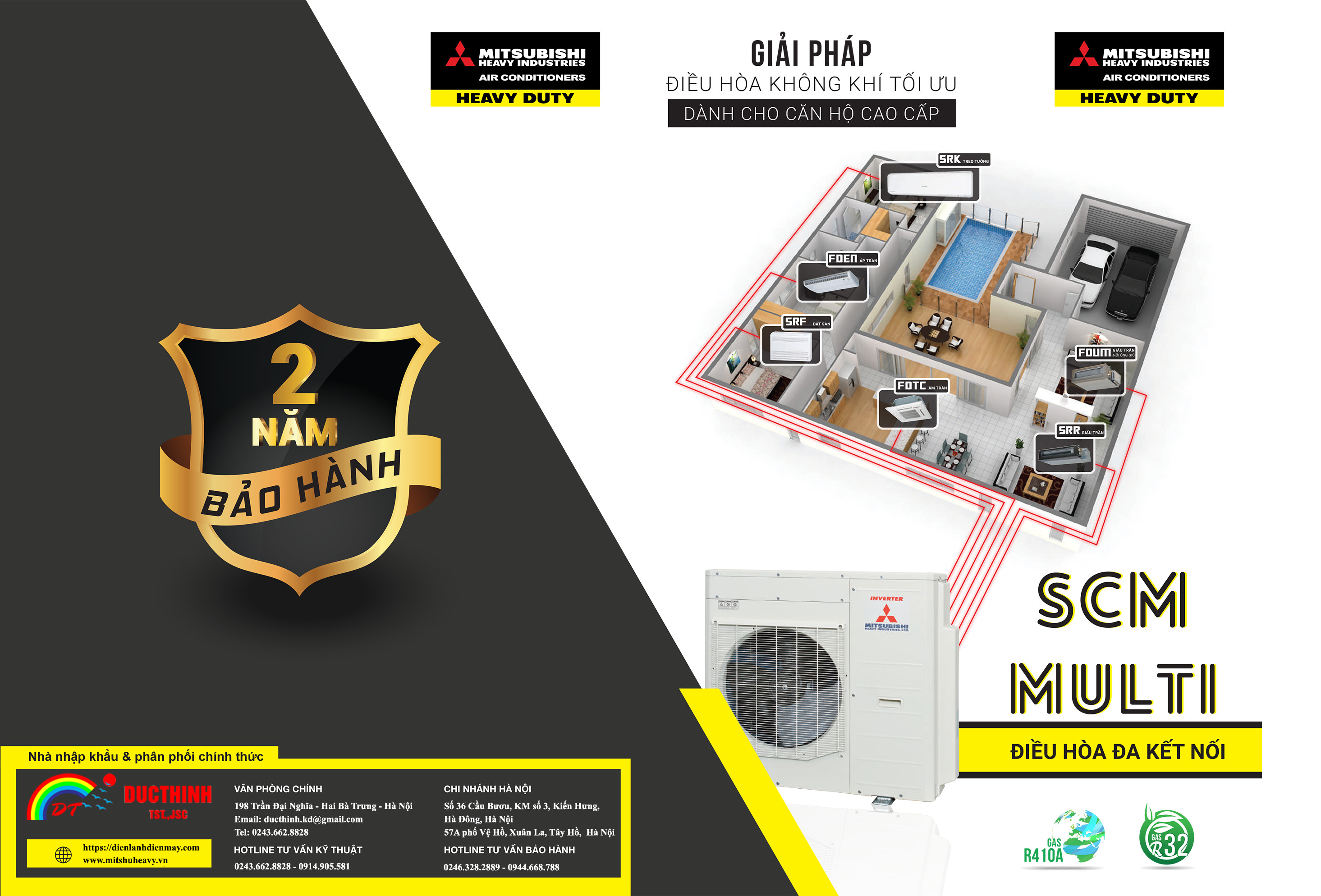 Điều hòa Multi - Điện lạnh điện máy đức thịnh